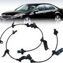 ABS Wheel Speed Sensor Front Left Right Compatible with 2008-2012 Honda Accord 2009-2014 Acura TSX Driver Passenger Side ABS Sensors # 57450-TA0-A01 57455-TA0-A01 2Pcs