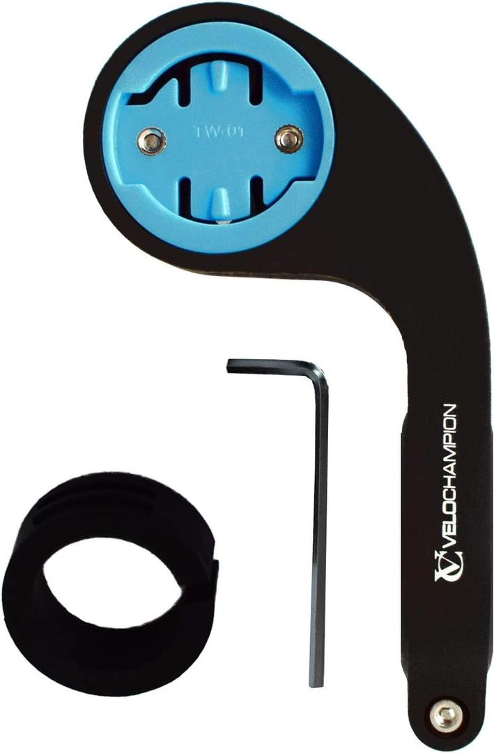 VeloChampion Out Front Bike Handlebar Mount Compatible with Wahoo Computer Bolt, Bolt v2, Elemnt, Roam or Elemnt Roam v2