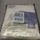 INOVADAY Thermal Sliding Door Curtains 100% Blackout Curtains for Bedroom, Sliding Glass Door Drapes Extra Wide for Patio Linen Textured Farmhouse Window Treatment, Light Cream, 1 Panel, W100xL84