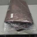 Tarp 12x20FT, 16 Mil Heavy Duty Large Tarps, Waterproof Tarp with Brass Grommets and Reinforced Edges, UV Resistant, Tear&Fade Resistant Poly Tarp for Outdoor Camping Pool Car Tent (Brown/Black-16mil)