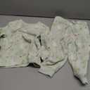 Gerber Baby Girls' 2-Piece Fleece Pajamas Pants Set (18 Months, Green Forrest)