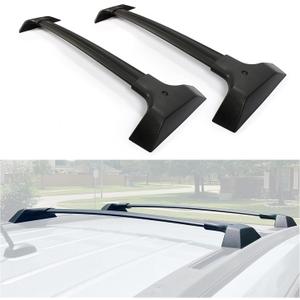 ECOTRIC Aluminum Roof Rack Cross Bars Compatible with 2009-2017 Chevy Traverse Top Rail Luggage Cargo Carrier (1 Pair) C Channels are Not Included