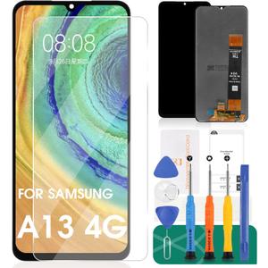 For Samsung Galaxy A13 4G LCD Screen For Samsung A13 4G Screen Replacement A13 4G LCD Display A135 Touch Digitizer Assembly Compatible With SM-A135F,SM-A135M,SM-A135U Repair Parts Kits(Not Fit A13 5G)