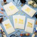 100 Pcs Gold RN 2026 Napkins Nurse Graduation Party Decorations Disposable RN 2026 Paper Cocktail Napkins for Medical Nursing School Graduation Party Decorations Supplies