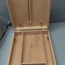 LUCYCAZ Tabletop Easel for Painting, Adjustable Wooden Sketchbox Art Easel, Portable Desktop Painting Easel for Adult, Student, Artist, Beginner