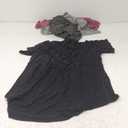 Rnxrbb 4 Pack Nursing Tops for Breastfeeding Summer Short Sleeve T Shirts V Neck Postpartum Clothes (X-Large, Color: Black&flecking Grey&light Gray&deep Pink)