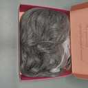 Ms Taj 11 Inch Short Wavy Hair Topper for Women with Thinning Hair, Natural Synthetic Lightweight & Breathable Hairpiece for Women with 6.5"x6.5" Base, Instantly Adds Volume and Coverage