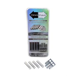 Premium Omnishaver Replacement Cartridge Refill Kit with Blade Removal Tool - Self Cleaning & Self-Stropping Shaving Razors for Men & Women - Safe & Smooth Mens Razors Blades Refills - 4 Cartridges (1 Count (Pack of 1))