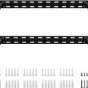 2pcs Floating Shelf Hardware Heavy Duty Hidden Shelf Brackets Support,Wall Mounting Invisible Floating Shelves Bracket Without Jig (18" x 4" x 1.5" Without Tools)