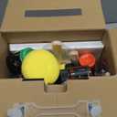 Nicpro Acrylic Paint Canvas Set for Adults, 46PCS Art Painting Supplies Kit with 24 Acrylic Paints(36ML), Table Wood Easel, 5 Canvas Panels, 12 Brushes, Paper Pad, Palette for Artist Beginner Students