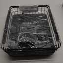 Kitsure Dish Drying Rack for Kitchen Counter, Stainless Steel Sink Organization and Storage Essentials with Cutlery Holder, Home and Appartment Decor, 12.2''W x 15.7''~23''L, Black