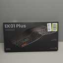 ProtoArc Backlit Bluetooth Ergonomic Keyboard, EK01 Plus Full Size Wireless Split Keyboard with Dual Bluetooth and USB, Cushioned Wrist Rest, Rechargeable, Compatible with Windows/Mac/Android, Black