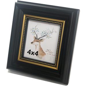 Square Picture Frame 4x4 Black Photo Frame Square Frames Desktop Display