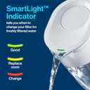 Brita Water Pitcher, Everyday Elite Filter, Removes 99% of Lead, Includes 1 Filter, 10-Cup Capacity, White