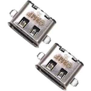 2 x Replacement Type-C USB Charging Port DC Power Jack for Lenovo Thinkpad Laptop T480 T485 T580 A480 A485 L480 L580 L590