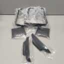 for Jeep JL Tail Light Cover Trim Panel for Jeep Wrangler JL JLU 2018-Present Black Carbon Fiber Exterior Accessories 6pcs (Gray)