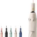 French Style Travel Compact Folding Umbrella with 7CM(2.76in) Hook and Loop Strips/8Ribs/Lightweight Portable/Auto Open Close/UV Protection/UPF 50/Parasol/Waterproof/Rain Sun/Backpack/Car/Women Kid (37.5inches, Beige)