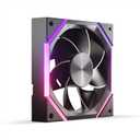 Asiahorse Nyota 120mm Case Fan with Efficient Cooling, ARGB Fan Lighting, 800-1800RPM Speed Control, and Whisper-Quiet Operation Under 29 dB, Unique Design for PC (Black-Reverse Blade)