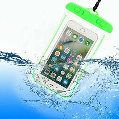 WANSUPYIN 2023 Universal Waterproof Protective Cell Phone Holder Case Pouch Underwater Phone Dry Bag Case Swimming Bag Green