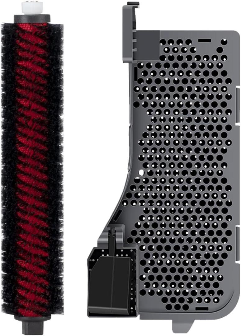 2 Pack Replacement Parts For Roborock S7 Max Ultra Robot Vacuum Cleaner Accessories Kits, 1 High-Speed Cleaning Brush, 1 Dock Station Water Filter (Only For Roborock S7 Max Ultra Accessories)