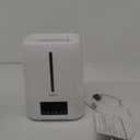 6L Top Fill Ultrasonic Humidifier - Cool and Warm Mist for Bedroom, Baby, Large Rooms & Plants, Smart Humidity Control, Aroma Diffuser, Night Light, 12H Timer, Quiet, White