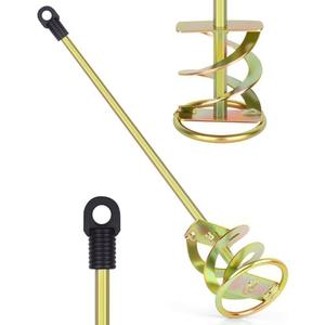 Paint Mixer for Drill, Paint Stirring Drill Attachment for 1-5 Gallon Bucket, Zinc Plated & Rust-Free, Fits All Standard Drills, for Resin, Resin, Epoxy, Concrete