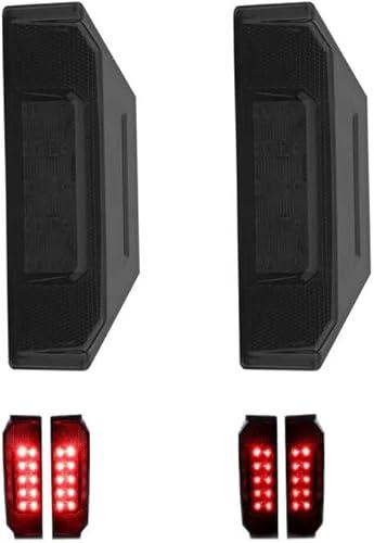 LIUJJYH Smoked UTV LED Red Brake Taillights Compatible with Polaris Ranger 900 XP 1000 570 Full Size General 4000G 4000D,Brutus 2013-2016,Replaces for 2412774-2Pcs