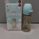 GROSMIMI Flip Top Spill Proof Sippy Cup, PPSU, BPA Free, 10 Oz, Stage 2 Straw for Toddlers (Air Balloon)