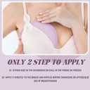 Coldcool Breast Therapy Gel Pack for Hot & Cold Relief - Reusable Lactation Ice Packs for Breastfeeding Engorgement, Post-Surgery Recovery, Mastiti(Purple)