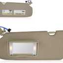 Sun Visor for Honda CRV 2017-2022, Left Driver Side Beige SunVisor Replacement 83280TLAA12ZB