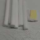 Under Door Draft Stopper White 32"-38" Noise Window Breeze Dust Air Blocker Adjustable Door Sweeps