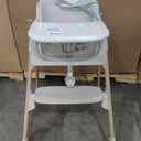 Mloong High Chair for Babies and Toddlers - Adjustable 4-in-1 Baby High Chairs with Dishwasher Tray, Easy Clean Highchair, Beige