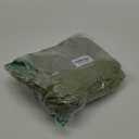 Covers For The Home Deluxe Elastic Edged Flannel Backed Vinyl Fitted Table Cover - Basketweave (Green) Pattern - Large Round Oblong Oval - Fits Tables up to 45" - 56" Diameter