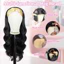 22 Inch Wig Head Mannequin Head for Wigs, Wig Stand with Head for Hair Styling Practice Display Wigs Making Tripod Stand with T Pins Set