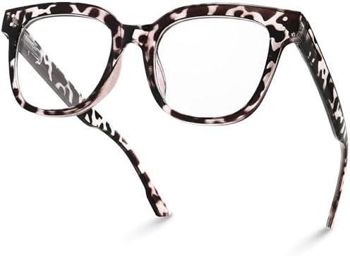 miyya Oversized Blue Light Glasses For Woman, Fashion Glasses, Computer Screen Glasses, Non Prescription Glasses For Women