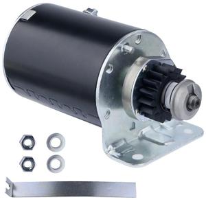 Starter Motor 16 Teeth Replacement for Briggs and Stratton for John Deere D125 D130 D140 D150 D160 D170 S80 S82 S92 GX85 SX85 S220 S2046, LG497595 AM37352 AM39137 MIU13772 SE501880