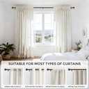 Bronze Curtain Rods 36 to 72 Inches(3-6 Feett),5/8 inch Splicing Drapery Rods,Small Curtain Rods Set,Size: 36''-72'',Bronze