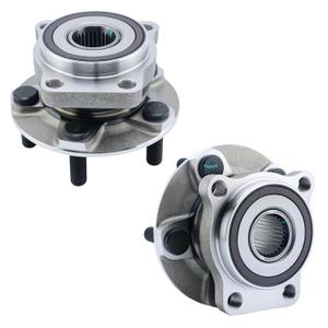 2PCS Front Wheel Hub and Bearing Assembly Fit for 2005 2006 2007 2008 2009 2010 2011 2012 2013 2014 Subaru Outback Legacy 5-Lug w/ABS, 2005-2014 Front Wheel Bearing 513220