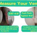 DIY Dryer Vent Connector Kit - Space Saving, Toolless Design with Airtight Seal - STV-90 by Ziggurat Products