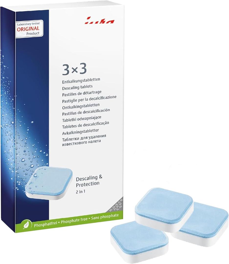 Coffee Machine Descaling Tablets, Dissolve Rapidly, Effectively Remove Grime, Deliver Lasting Cleanliness, Extend Coffee Machine Lifespan, (9 Tables)