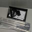 TOOGE Upgraded Chicken Poop Scooper: 9.6" Metal Pooper Scooper & Rake 4-Section Long Handle Chicken Coop Scoop Scoopers Accessories Large Sand Sifter Litter Shovel for Yard/Farm/Stable/Beach Black