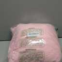 YIYEA Faux Fur Sheets, Luxury Ultra Soft Fleece Bed Sheets Set, Fluffy Plush Velvet Bedding for Fall Winter, Cozy Warmth, No Shedding, 3PC, Twin, Pink