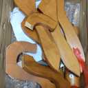 VASAGLE Coat Stand, Solid Wood Freestanding Coat Rack with 11 Hooks, Hall Tree for Bags, Purses, Hats, for Entryway, Hallway, Rubberwood, Caramel Brown URCR05WN