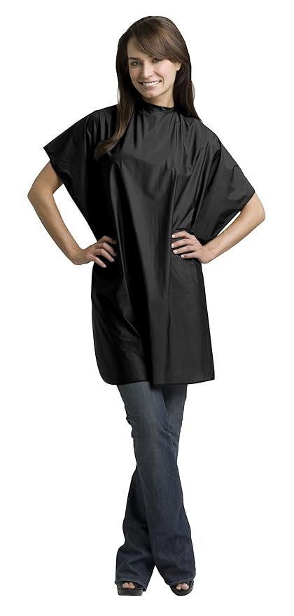 Diane Shampoo Cape, 36X54, Black 2 Pack