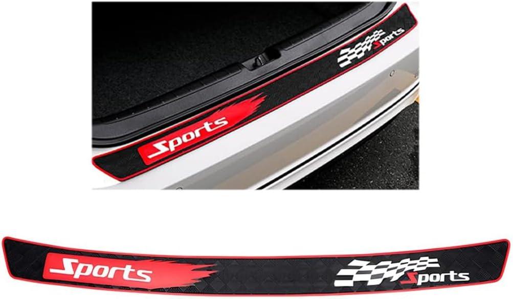 HZEL Car Rear Bumper Protector, Anti-Scratch Vehicle Exterior Trunk Edge Guard, Anti-Collision Automotive Rear Bumper Sill Protective Cover Sticker, Universal for SUV Sedan Truck