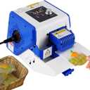 JIAWANSHUN Automatic Continuous Band Sealer Machine with Digital Temperature & Speed Control - Plastic/PVC Bag Sealer for Commercial, Home Kitchen, Cookies Packaging - 110V Desktop Design