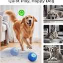 Lovkid Smart Interactive Dog Toys Vibrating & Rolling Chew-Resistant E-TPU Dog Ball for Aggressive Chewers, USB-C Rechargeable and Waterproof, Keep Dogs Busy and Entertained