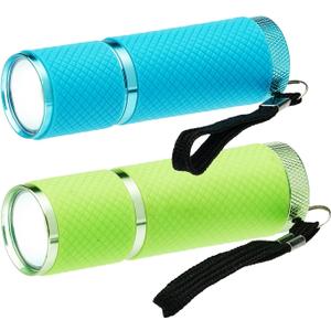 LitezAll Glow in The Dark Flashlight - Cute, Fun, Mini LED Pocket Flashlight, Rubber Coated, Battery Operated, Batteries Included
