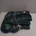 70% 6.5 ft X 6 ft Green Shade Cloth Taped Edge with Grommets for Outdoor Plant Cover Patio Tomatoes Barn Kennel Greenhouse