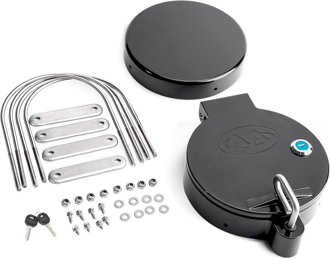 AA Products Universal Conduit Carrier Kit Fit 6" PVC Pipe, No Drilling Required, Black